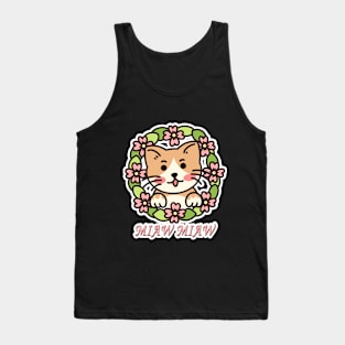 Cat Miaw,lovely cat, cute cat Tank Top